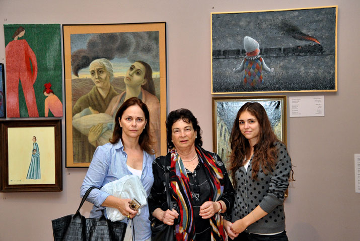 The opening of the exhibition “Virtues of Memory: Six Decades of Holocaust Survivors’ Creativity”